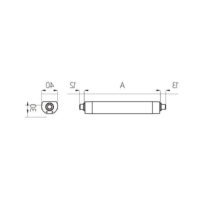 功率21.5W, size A= 715 mm x 40 mm, MLAL-57-SDD, A40141